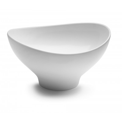 Bol oval melamina white 29X26X14. Lacor 63585