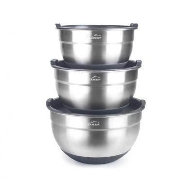Set 3 boles antideslizantes 16-18-20CM. Lacor 60050