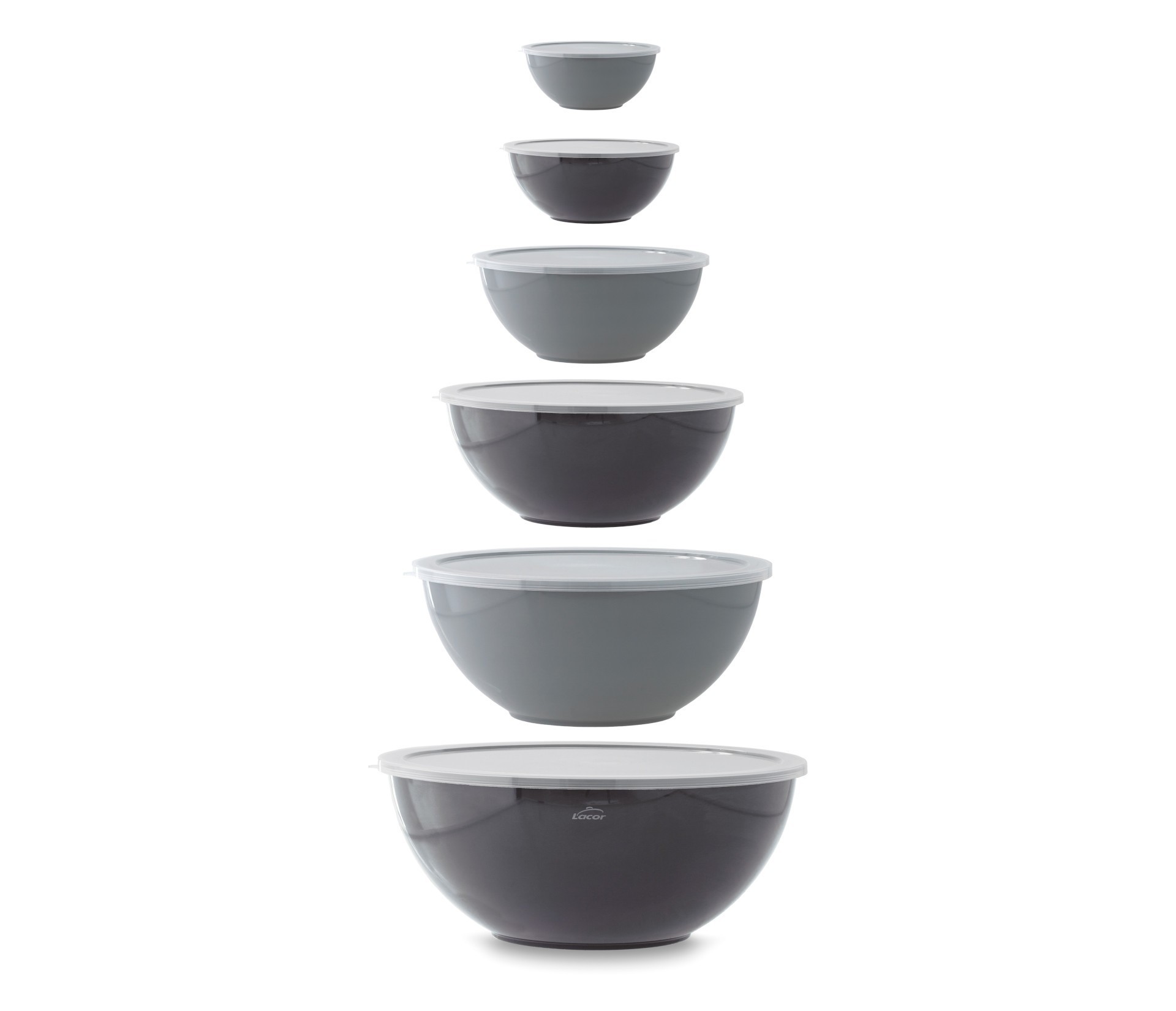 Set DE 6 boles PP multi. Lacor 60055