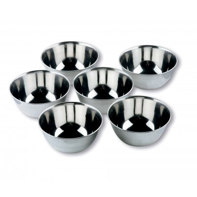 6 bols pequeños inox-garinox-12cm. 04L.. Lacor 14012