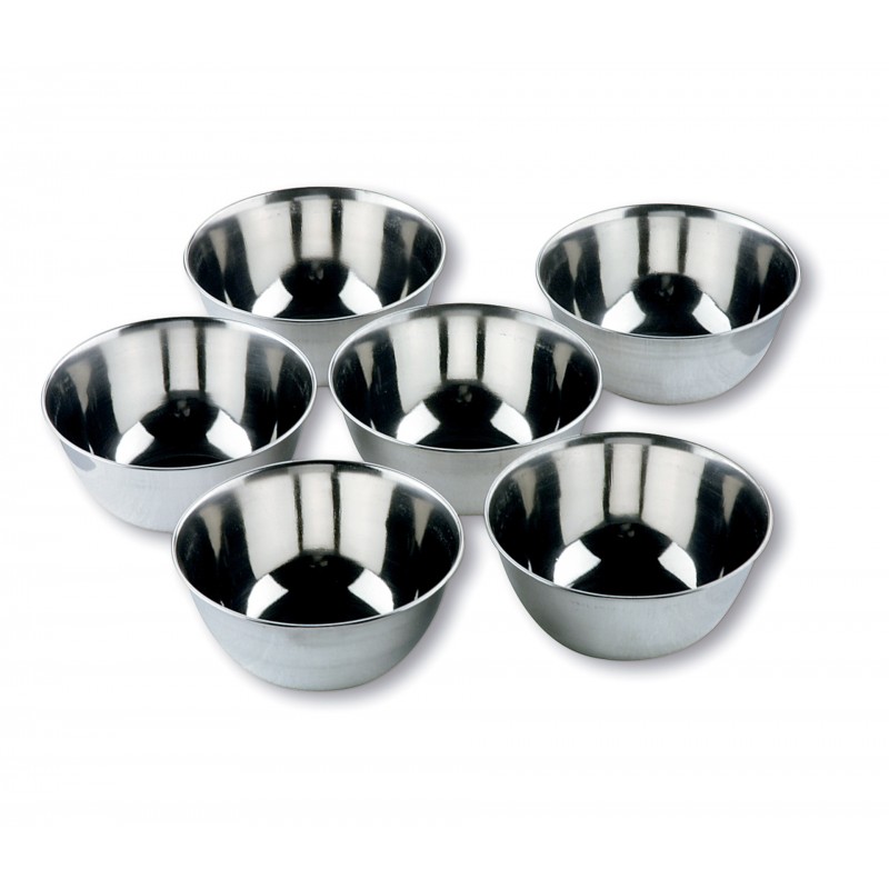 6 bols pequeños inox-garinox-12cm. 04L.. Lacor 14012