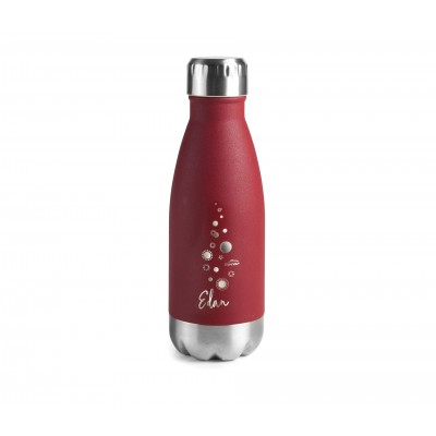 Botella inox roja edan 260ML. Lacor 62546
