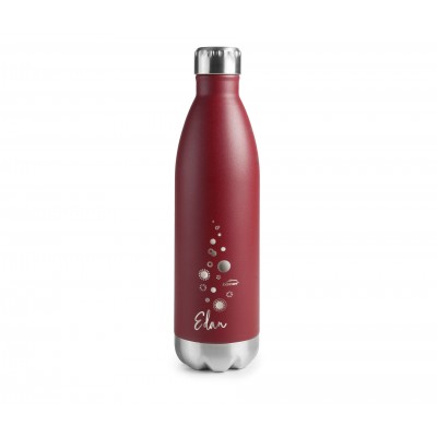 Botella inox roja edan 750ML. Lacor 62548