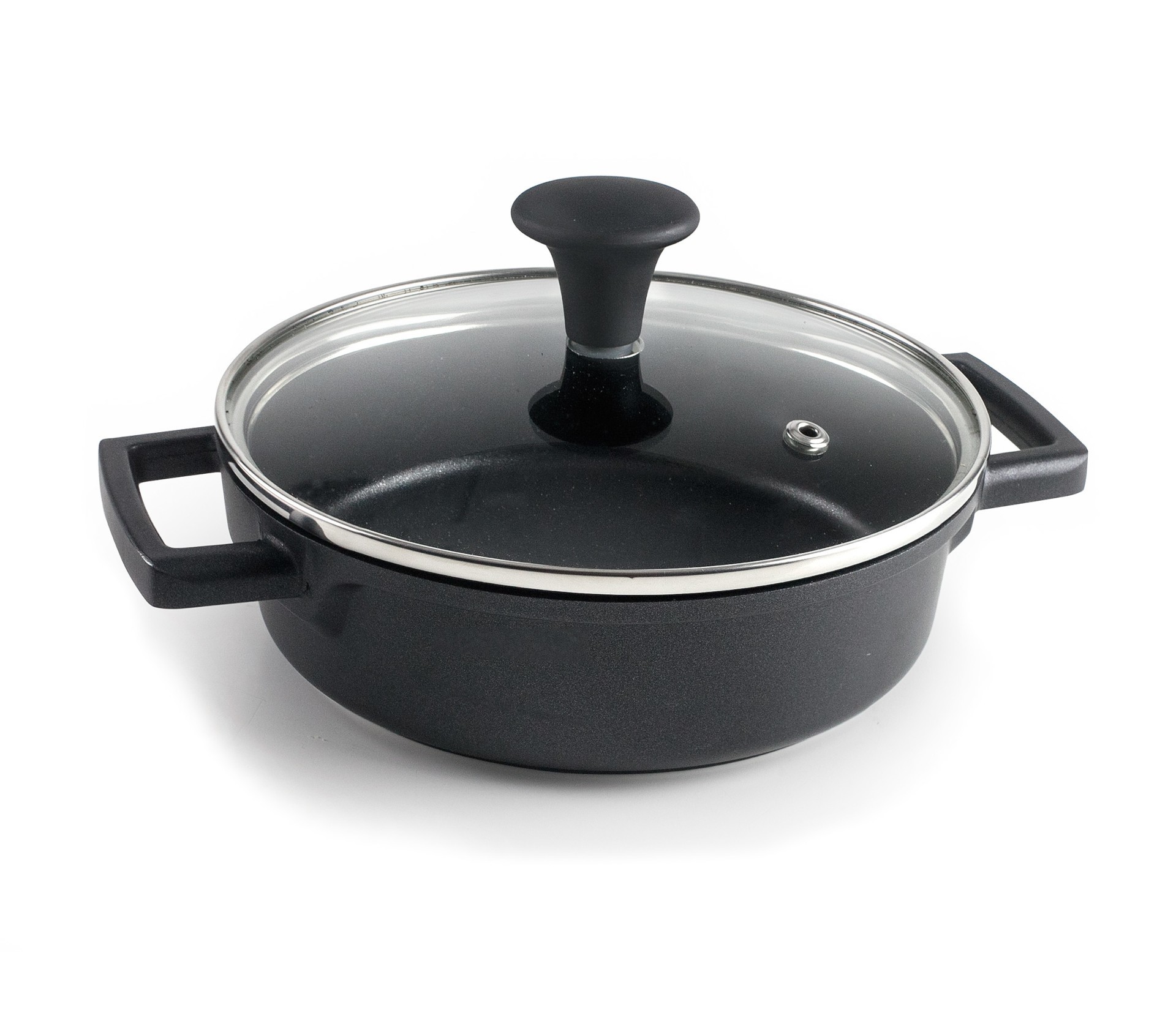 Cacerola mini con tapa alum. fund 16CM. Lacor 25160