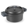 Cacerola negra aluminio fundido D24 cms. Lacor 25925