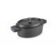 Cacerola oval negra alu. fund. 31x25 cms. Lacor 25935