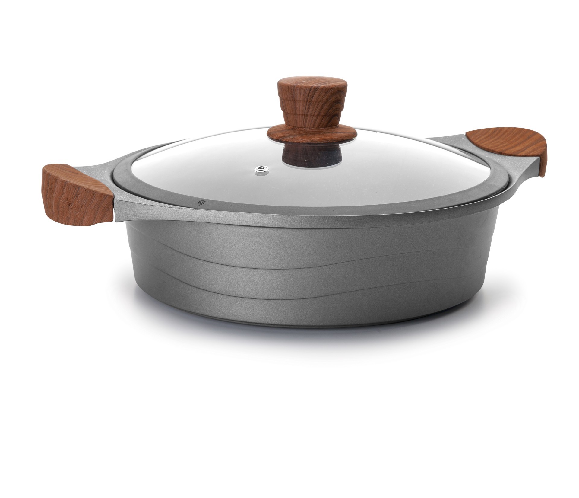 Cacerola baja alum. fun. stilo D28 cms. Lacor 27327