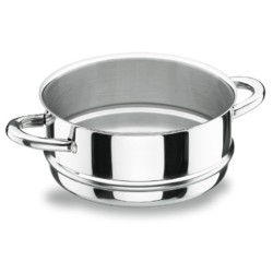 Cacerola vapor 20 cm. vitrocor. Lacor 40420