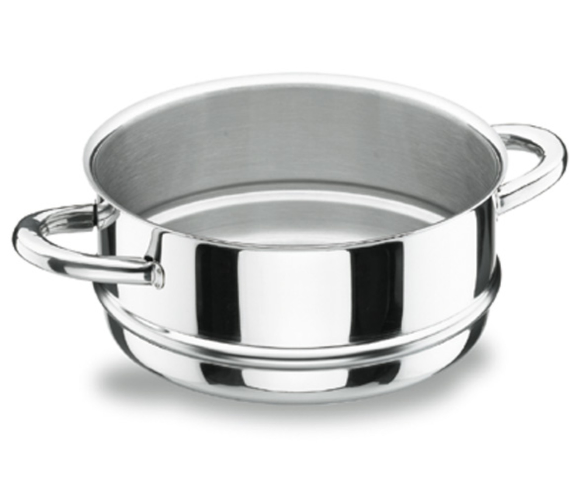 Cacerola vapor 24 cm. vitrocor. Lacor 40424
