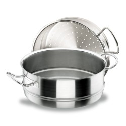 Cacerola vapor 28 cm. chef-inox. Lacor 50428