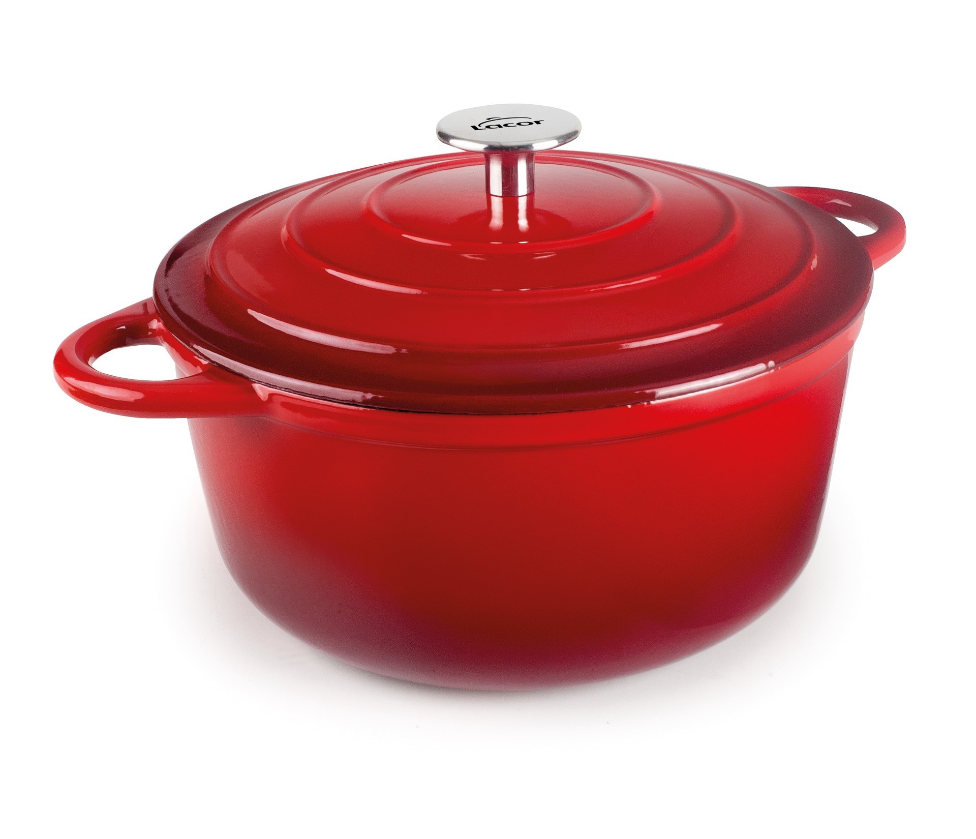 Cacerola hierro fundido red 20CM. Lacor 71730
