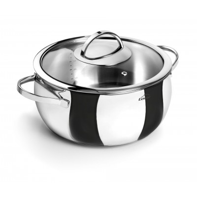 Cacerola con tapa belly 28 cm.. Lacor 79028