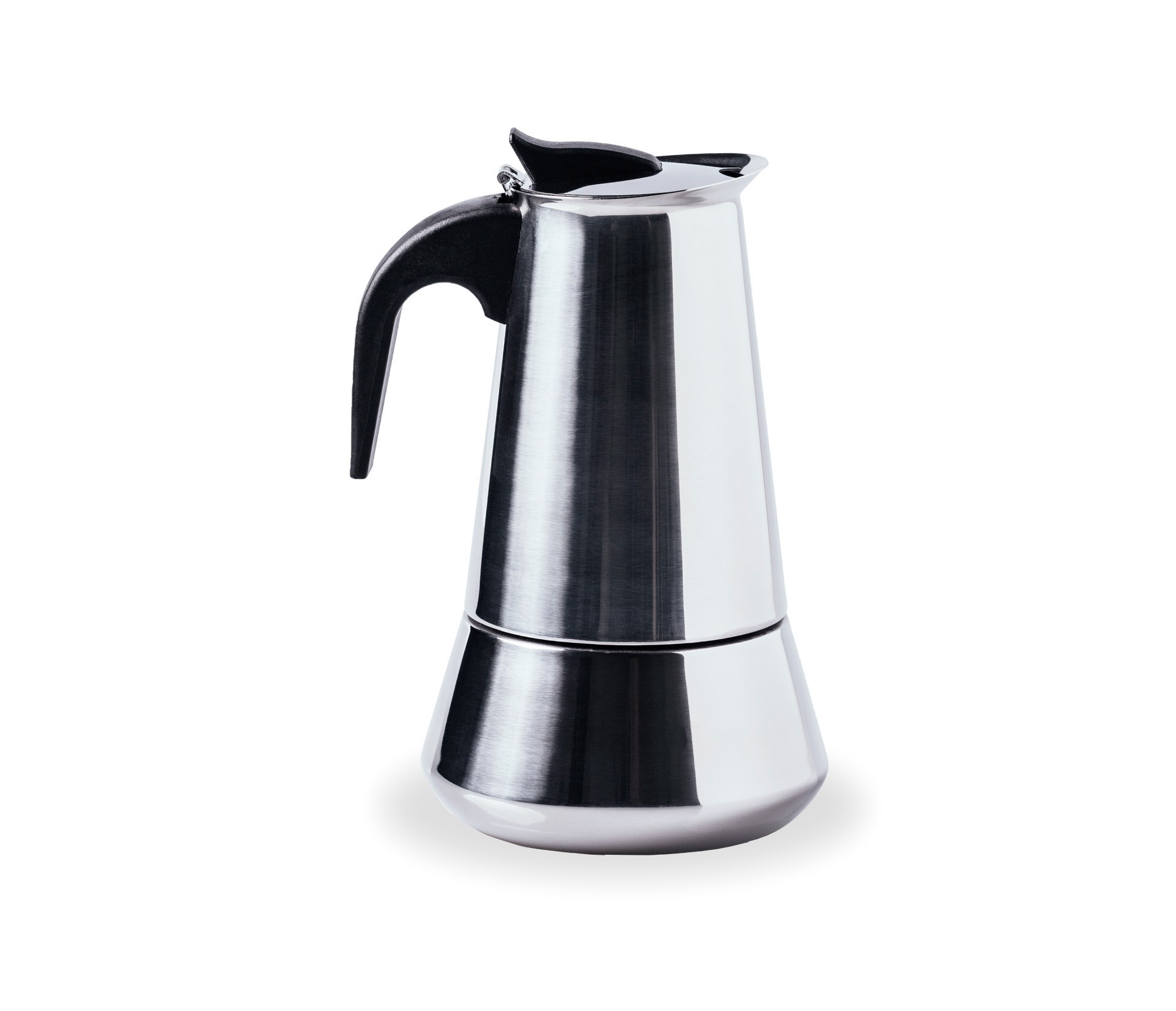 Cafetera inox 1810 4 tazas. Lacor 62033