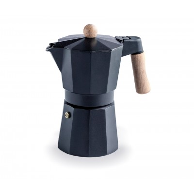 Cafetera express trento black 6 tazas. Lacor 62046