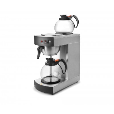 Cafetera elec. C2 jarras cristal 21 KW. Lacor 69272