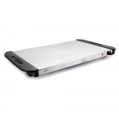 Placa calentamiento electr. inox grande. Lacor 69045