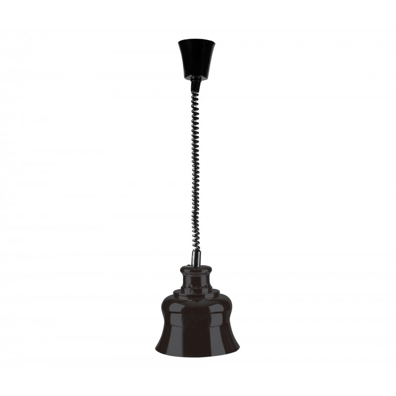 Lámpara infrar. cable exten. negra 275W. Lacor 69359