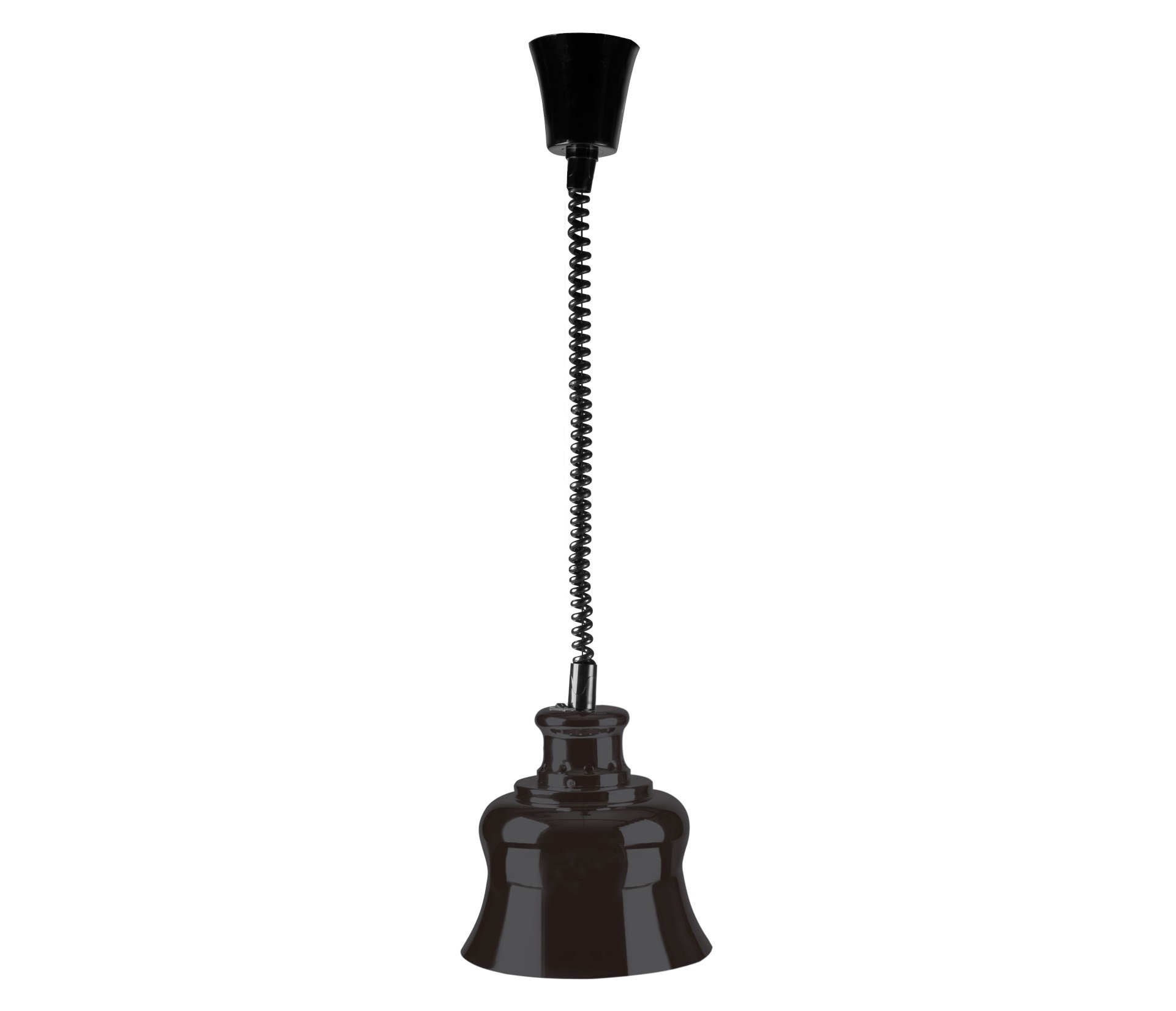 Lámpara infrar. cable exten. negra 275W. Lacor 69359