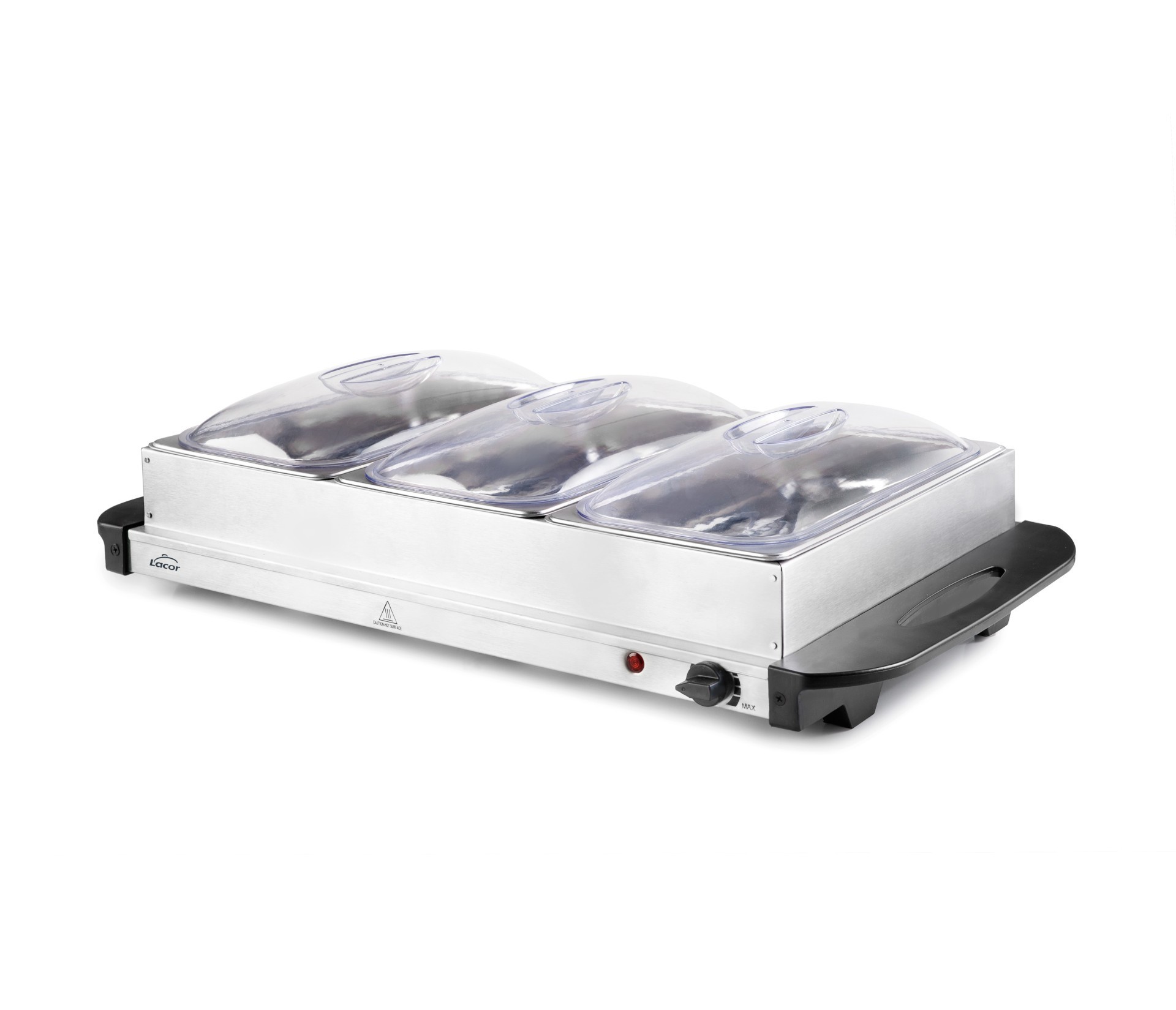 Calentador buffet 3 X GN 13 300W. Lacor 69445