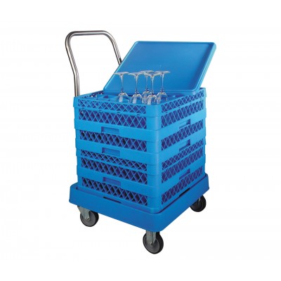 Carro porta-cestas con asa. Lacor 69211