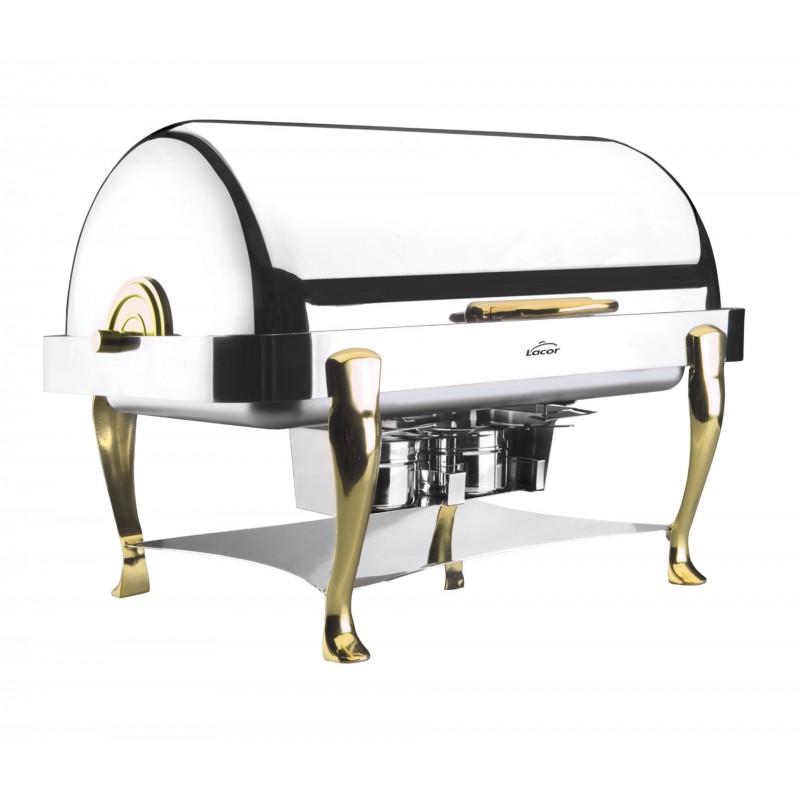 Chafing dish roll top patas laton 11. Lacor 69015