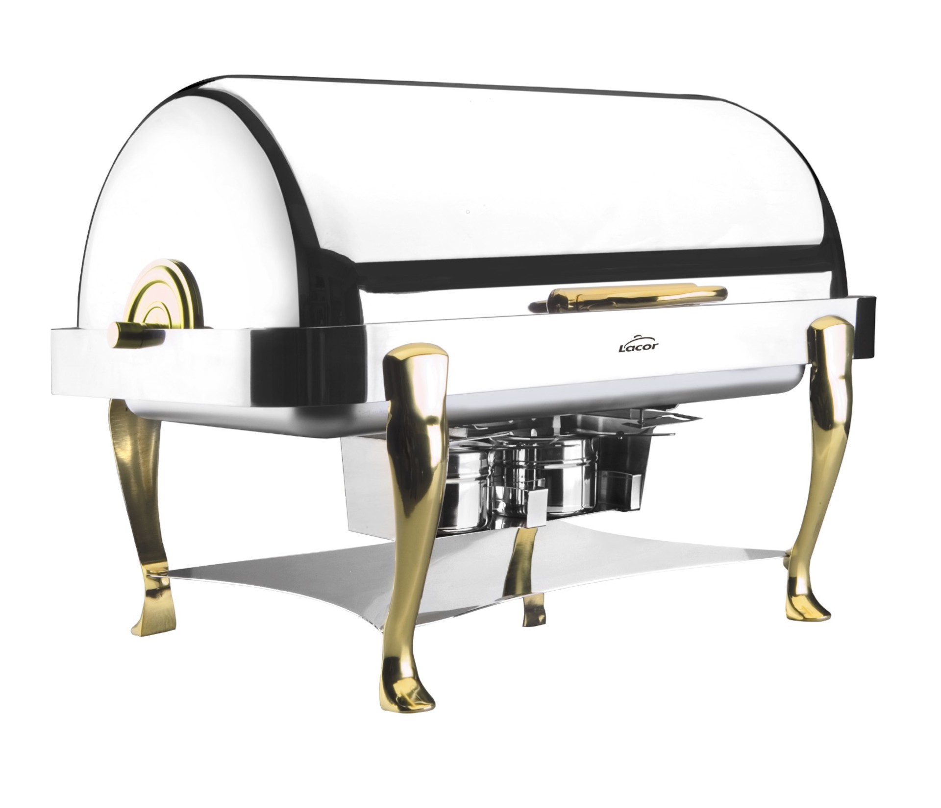 Chafing dish roll top patas laton 11. Lacor 69015