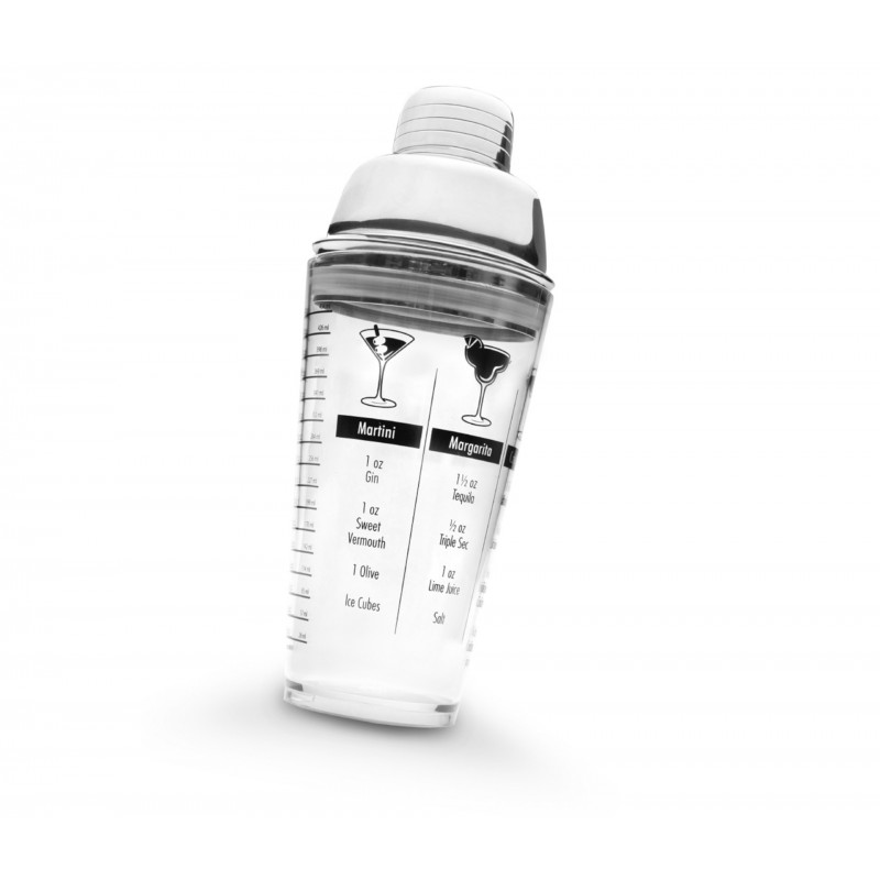 Coctelera acrílica ctapa inox 450 ml. Lacor 62388