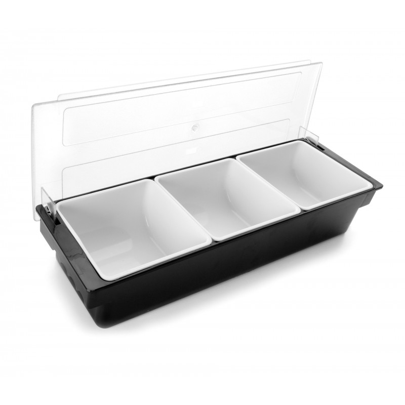 Contenedor condimentos 3 sectores 1000ML. Lacor 61133