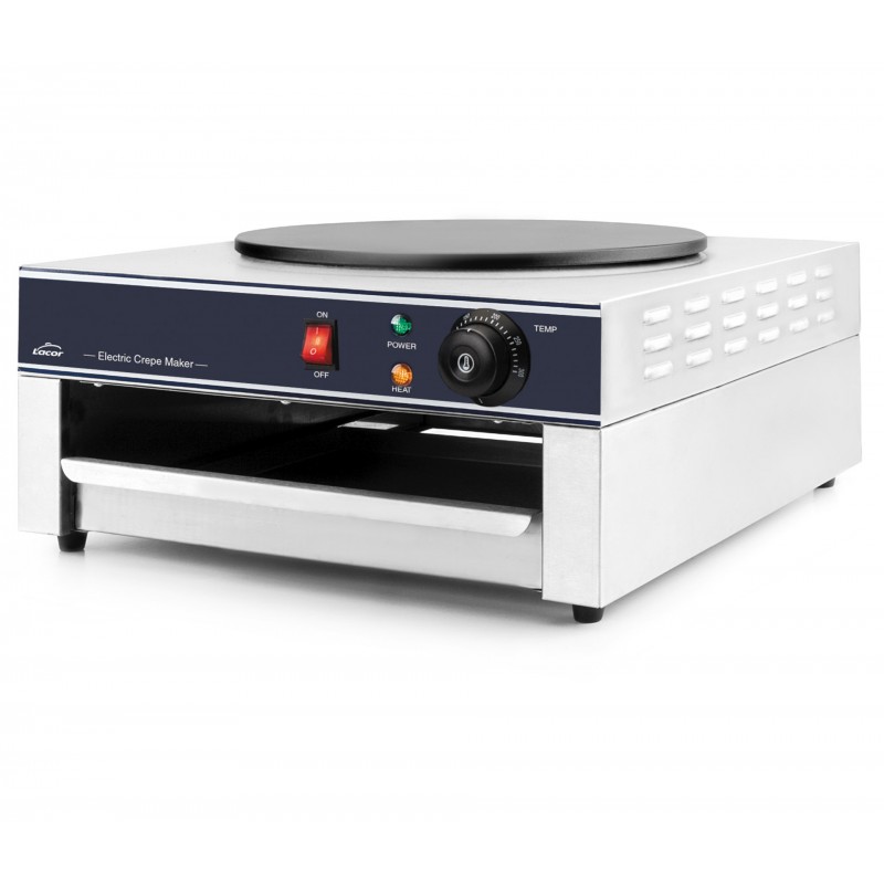 Plancha elect. crepera profesion40cm 3KW. Lacor 69196