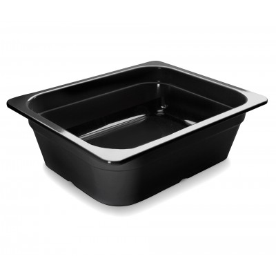 Cubeta negra melamina GN 12 265X325X100. Lacor 66210J