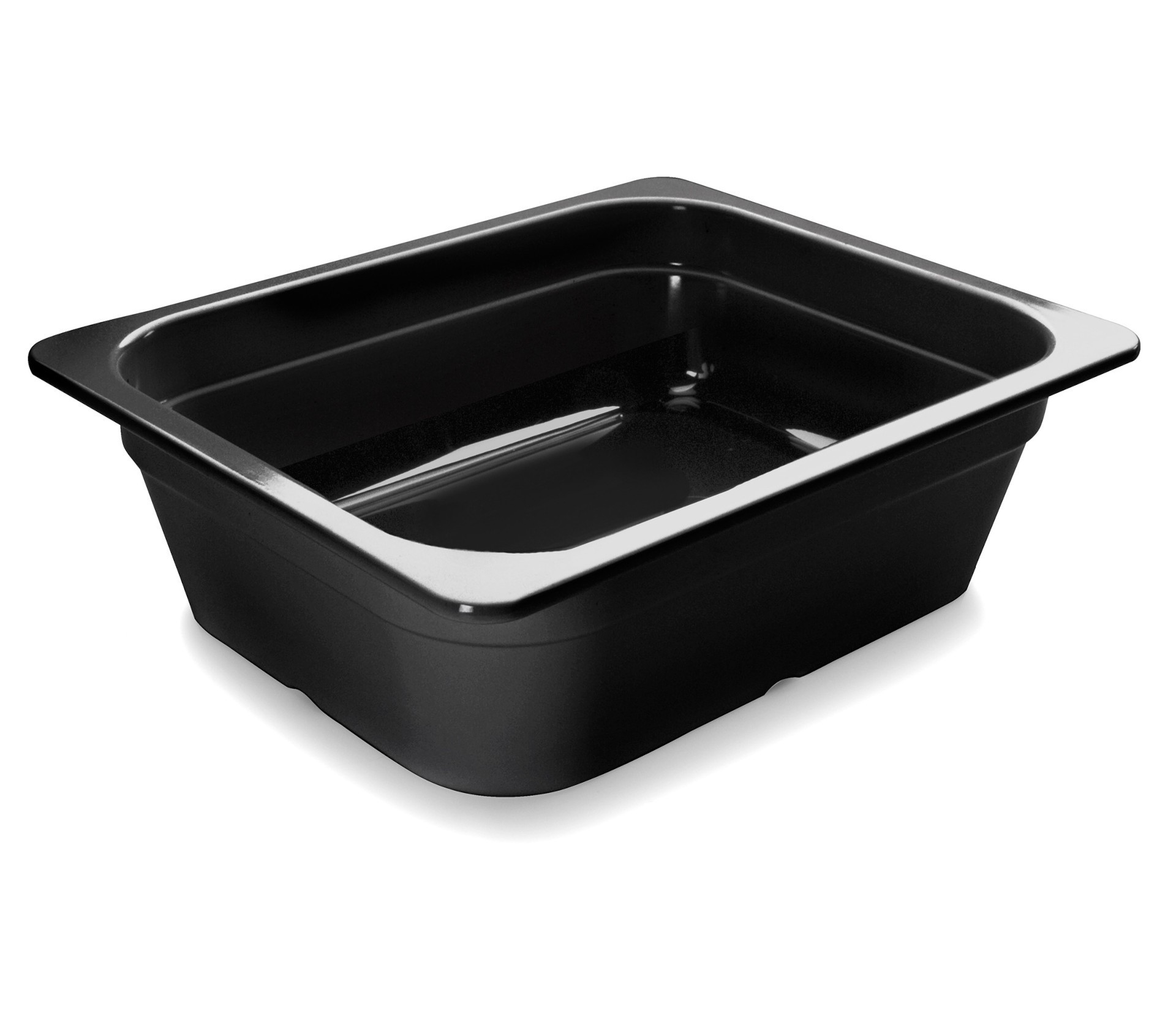 Cubeta negra melamina GN 12 265X325X100. Lacor 66210J