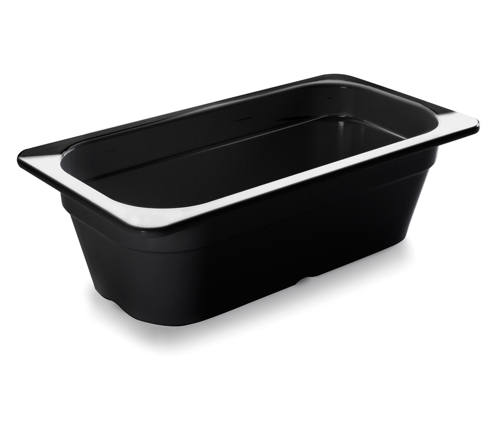Cubeta negra melamina GN 13 176X325X65. Lacor 66365J