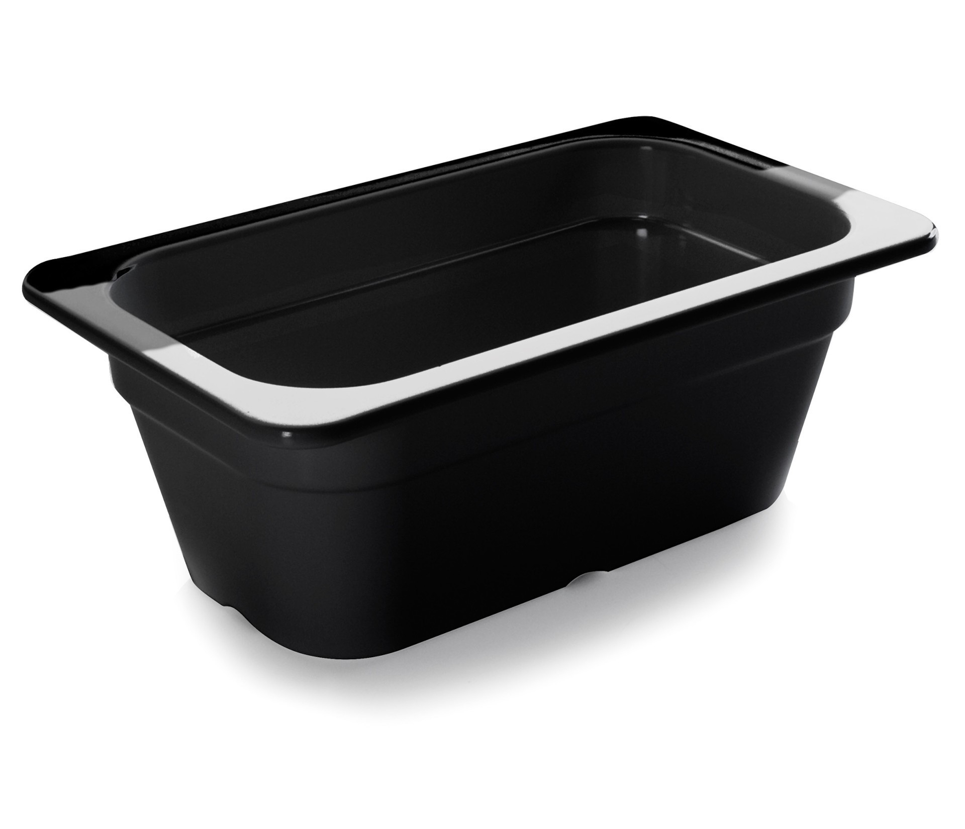 Cubeta negra melamina GN 14 265X162X65. Lacor 66465J