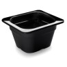 Cubeta negra melamina GN 16 176X162X65. Lacor 66665J
