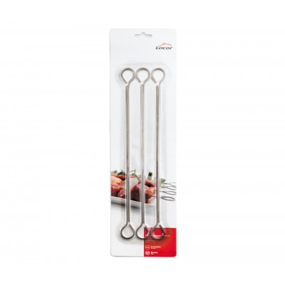 Pincho barbacoa cuadrado inox 200 mm.. Lacor 62446