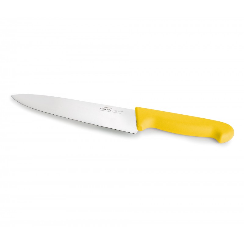 Cuchillo chef select 20 cm amarillo. Lacor 38302