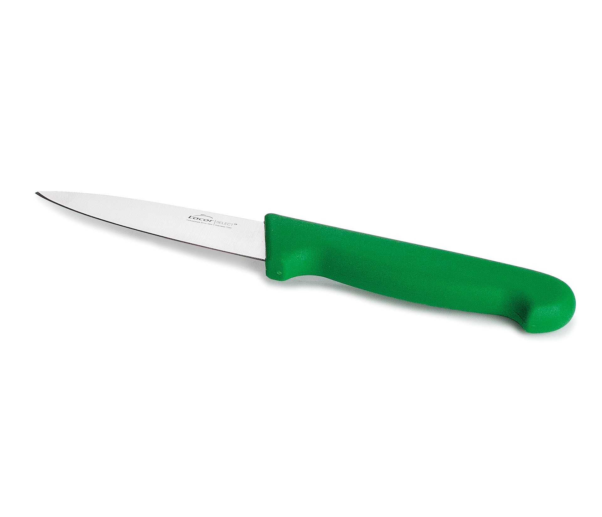 Cuchillo pelador select 9 cm verde. Lacor 38350