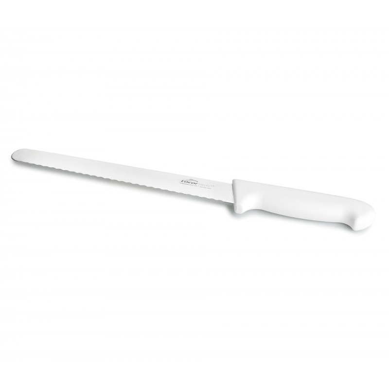 Cuchillo pan 25CM blanco. Lacor 38390