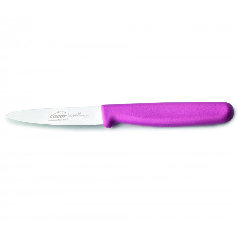 Cuchillo puntilla liso etern magenta 9CM. Lacor 39230