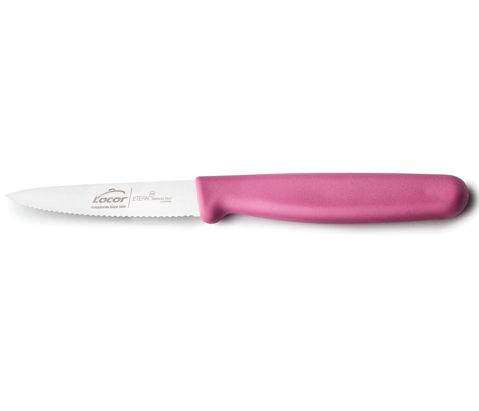 Cuchillo dentado etern magenta 9 cm. Lacor 39231