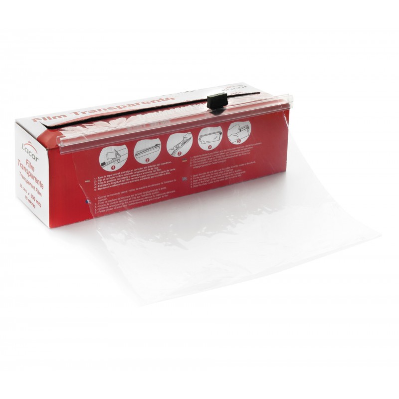 Bobina film transparente 45cmx300mts 10u. Lacor 11430