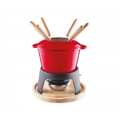 Fondue hierro fundido rosso. Lacor 71711