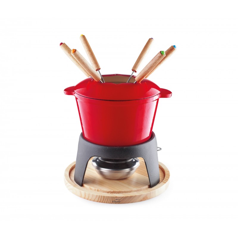 Fondue hierro fundido rosso. Lacor 71711