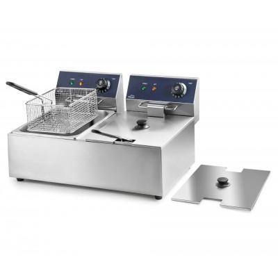Freidora electrica 2 X 6 lts 5000W. Lacor 69466