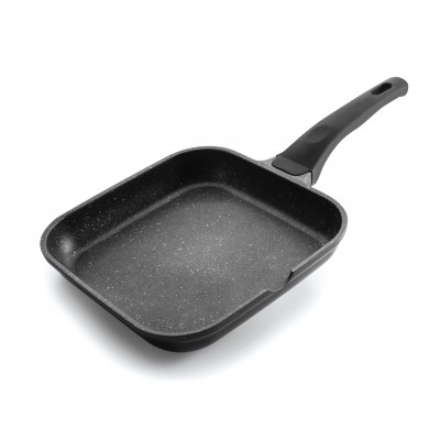 Asador liso eco-piedra 28x28 cms. Lacor 24127