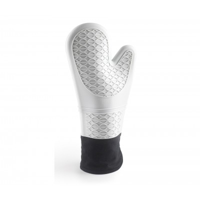 Guante cocina textil+silicona gris 38 cm. Lacor 61033