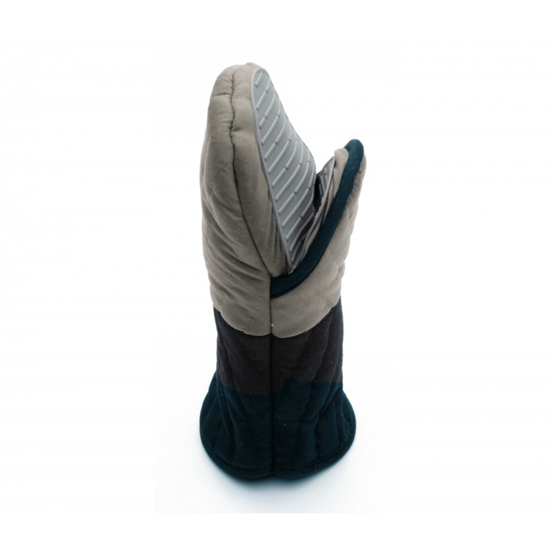 Guante cocina textil+silicona gris 32 cm. Lacor 61034