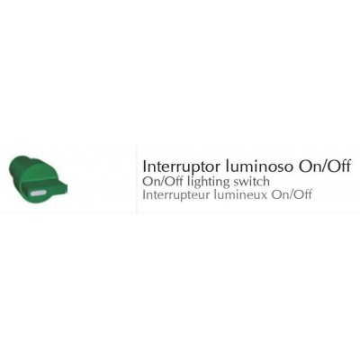 Interruptor luminoso On/Off para esterilizadores de cuchillos