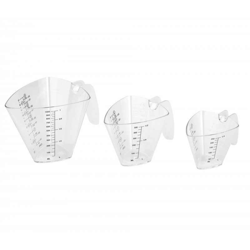 Jgo3jarras medid. triang250-500-1000ml.. Lacor 67131