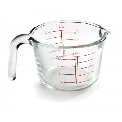 Jarra medidora borosilicato 500 ml. Lacor 67133